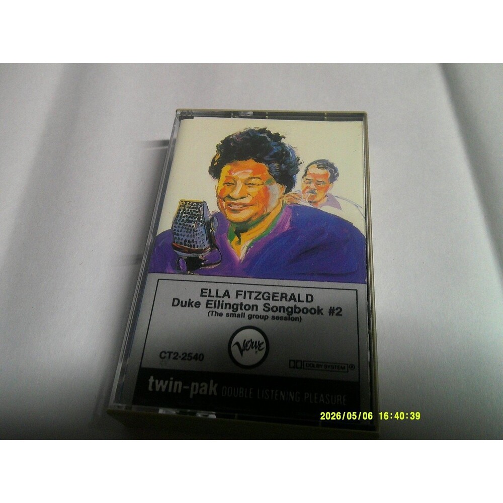Ella Fitzgerald Duke Ellington Songbook #2 Cassette Verve CT2-2540 1982 Dolby
